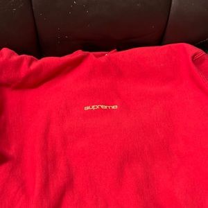 Supreme hoodie red